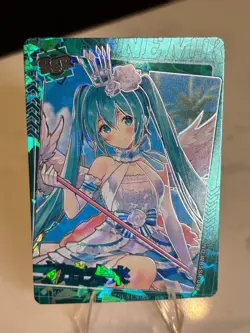 Hatsune Miku Vocaloid Mysterious Surprise SSR Waifu Card Goddess Story SSR-004 - Image 3