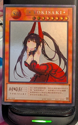 Tokisaki Kurumi Date SR-09 IKA QIANSE Goddess Story Card Waifu Anime Trading - Image 1