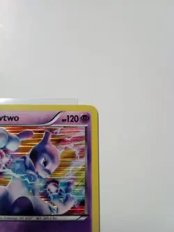 Pokemon Mewtwo Legendary Treasures 53/113 Holo Rare Basic 120 HP Card TCG - Image 2