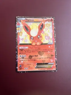 Pokemon TCG Flareon EX Holo Rare Card RC6/RC32 Generations Radiant Collection - Image 2