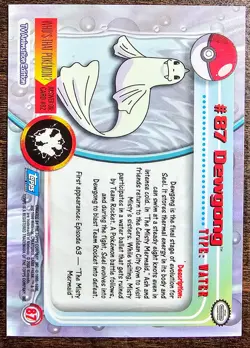 2000 Pokemon TV Animation Edition - Holo Foil card 87 Dewgong - Image 2