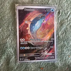 Pokemon TCG Dondozo Card 207/198 Scarlet & Violet Base Set Illustration Holo - Image 1