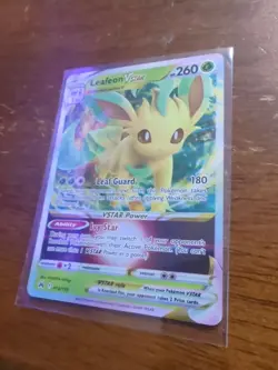 Leafeon Vstar 014/159 SWSH Crown Zenith Holo Ultra Rare Pokemon TCG Card NM/M - Image 2