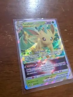 Leafeon Vstar 014/159 SWSH Crown Zenith Holo Ultra Rare Pokemon TCG Card NM/M - Image 3