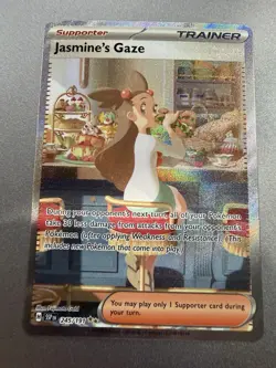 Pokemon TCG Jasmine's Gaze Full Art Holo Trainer Surging Sparks #245/191 - Image 3