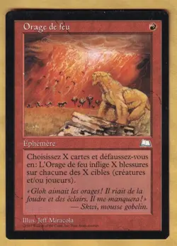 Foreign - Firestorm (Weatherlight, Rare, French, 1997) MTG - Image 1