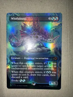 Wistfulness (Borderless) FOIL MTG 296 M Lorwyn Eclipsed ECL NM X1 - Image 2