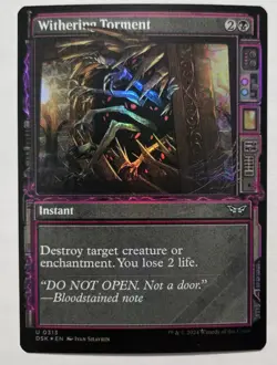 Withering Torment (Showcase) Duskmourn: House of Horror Foil - Image 1