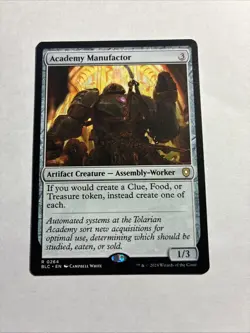 Academy Manufactor - Commander: Bloomburrow MTG Plus Bonus Rare!!! - Image 1