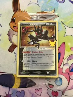 Greninja Gold Star SWSH144 SEALED Holo Rare Black Star Promo Pokemon Card - Image 1