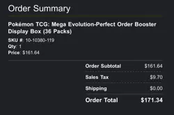 Pokemon TCG Mega Evolution Perfect Order Booster Display Box *Presale* - Image 2