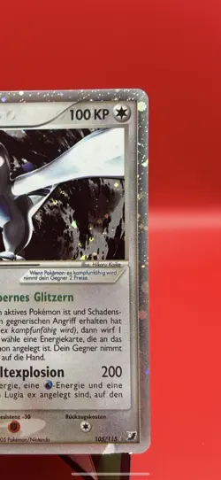 lugia ex 105/115 Unseen Forces German Holo NM Pokemon TCG 2005 - Image 4