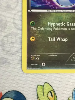 D1357 POKEMON TCG BLACK & WHITE DRAGON VAULT DRATINI 2 MP HOLO NO RARITY - Image 4