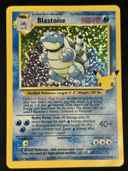 Blastoise 2/102 NM Celebrations 25th Anniversary 2021 Holo Pokemon 1 DAY SHIP! - Image 1