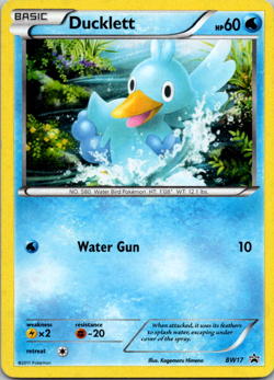 Ducklett BW17 Pokemon TCG BW: Black Star Promo NM - Image 1