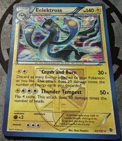 Pokemon TCG - ELETROSS - Plasma Blast 33/101 Rare Holo - LP - Image 2