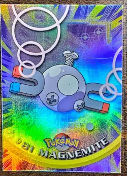 Magnemite #81 2000 Topps Pokemon TV Animation Blue Logo - Image 1