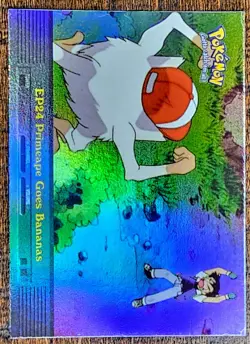 2000 Topps Pokemon Primape Goes Bananas Foil - Image 1