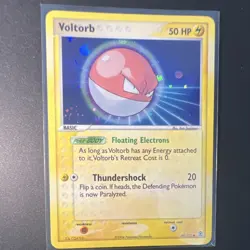 Pokemon TCG Voltorb 85/112 EX FireRed & LeafGreen Reverse Holo Common 50 HP - Image 1