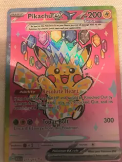 Pokemon Pikachu EX SIR Ascended Heroes 277/217 *IN HAND* - Image 3
