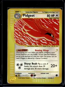 Pidgeot 23/165 Reverse Holo Rare 2002 Expedition Base set (MP) / Pokemon TCG - Image 1