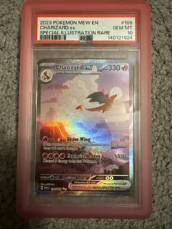 Charizard EX 199/165 Scarlet & Violet 151 Pokemon TCG 2023 PSA 10 - Image 1