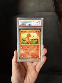 Pokemon Japanese Charmander 090/092 PSA 10 Stormfront - Image 1