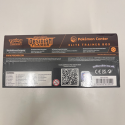 Pokemon Center Exclusive Obsidian Flames ETB Elite Trainer Box New Sealed - Image 2