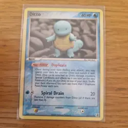 Ditto (Squirtle) EX Delta Species 64/113 Pokemon Card TCG - Yuka Morii - Image 1