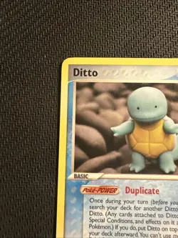 Pokemon TCG Ditto Delta Species Card 64/113 Squirtle 2005 LP/MP - Image 2