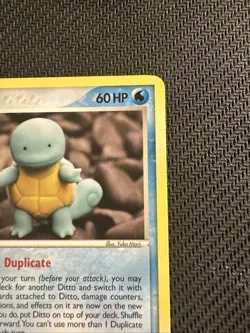 Pokemon TCG Ditto Delta Species Card 64/113 Squirtle 2005 LP/MP - Image 3