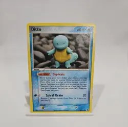Pokemon TCG Ditto 64/113 Squirtle EX Delta Species 2005 Card - Image 1