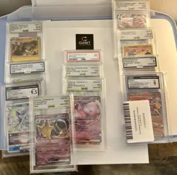 11 GRADED POKEMON SLAB BUNDLE LOT PSA CGC AGS Collection - Image 1