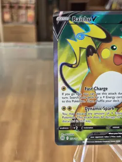 Pokemon TCG Raichu v Brilliant Stars Holo Ultra Rare Card 158/172 Free Shipping! - Image 5