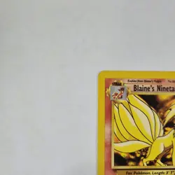 Blaine's Ninetales 21/132 - Unlimited Rare - Pokemon TCG - Gym Challenge - LP - Image 3