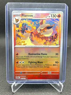 Pokemon TCG - Flareon (Master Ball Pattern) - SV: Prismatic Evolutions (PRE) - Image 1