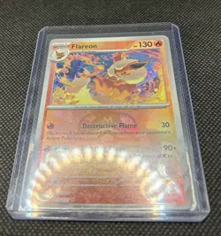 Pokemon TCG - Flareon (Master Ball Pattern) - SV: Prismatic Evolutions (PRE) - Image 3