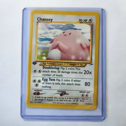 Chansey 31/105 Pokemon TCG 1st Edition Neo Destiny NM Vintage 2002 Card - Image 1