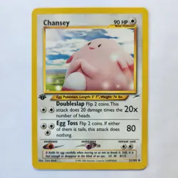 Chansey 31/105 Pokemon TCG 1st Edition Neo Destiny NM Vintage 2002 Card - Image 2