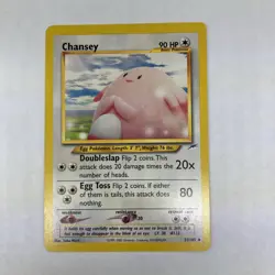 Pokemon TCG Neo Destiny Unlimited Chansey 31/105 Near Mint - Image 1