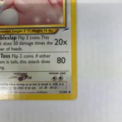 Pokemon TCG Neo Destiny Unlimited Chansey 31/105 Near Mint - Image 5