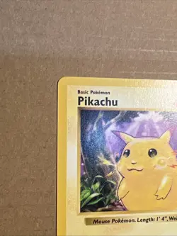 Pokemon Pikachu Card 58/102 Yellow Cheeks, WOTC 1999, Base Set, Shadowless - Image 5