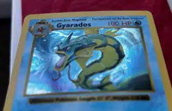 Gyarados 6/102 Base Set Shadowless Holo Rare Stage 1 100 HP Pokemon TCG Card - Image 4