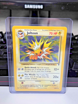 Vintage 2002 Pokemon Legendary Collection Jolteon #14/110 Holo Rare LP - Image 1
