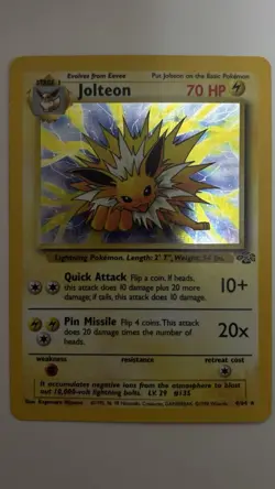 Pokemon TCG Jolteon Legendary Collection 14/110 Holo Foil LP - Image 1