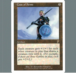 Coat of Arms - 7th Edition (Set#: 290/350) -Rare - Artifact - MTG 1 - Image 1