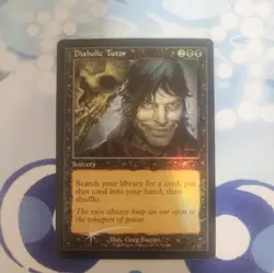 MTG: Diabolic Tutor (Open House Promo)(Rare)(Foil) - Image 1