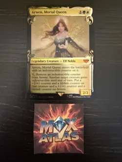 MTG - The Lord of the Rings - Arwen Mortal Queen - FOIL - Showcase Scrolls - NM - Image 1