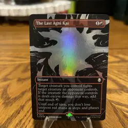 The Last Agni Kai (Borderless) Avatar: The Last Airbender Foil - Image 1