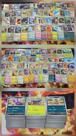 Pokemon TCG Phantasmal Flames Bulk x990 Cards Bundle - 690 Non Holo 100 Holo/Rev - Image 1